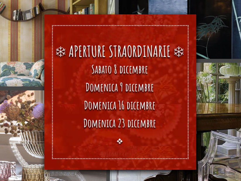 Kartell Firenze - Aperture straordinarie